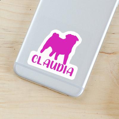 Mops Sticker Claudia Notebook Image