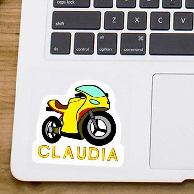 Sticker Claudia Motorcycle Laptop Image