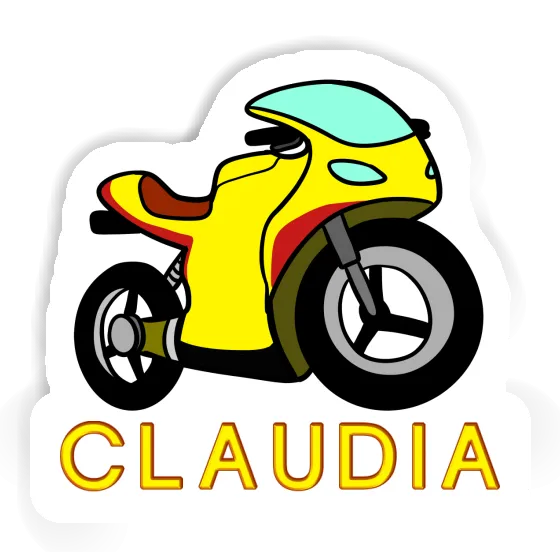 Moto Autocollant Claudia Laptop Image