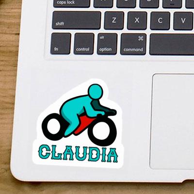 Sticker Claudia Motorbike Driver Image