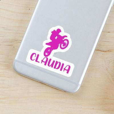 Motocross-Fahrer Sticker Claudia Image