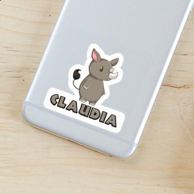 Sticker Claudia Rhinoceros Gift package Image