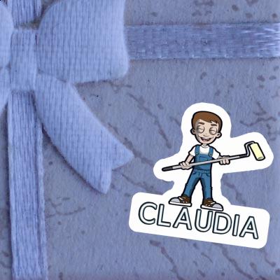 Sticker Maler Claudia Laptop Image