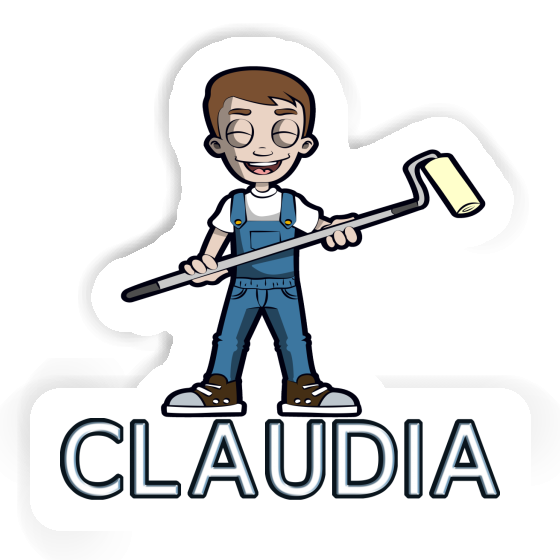 Sticker Maler Claudia Notebook Image