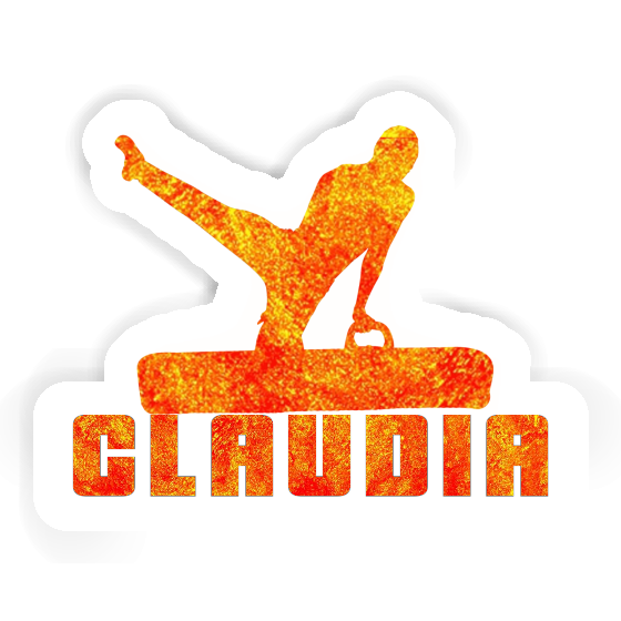 Sticker Gymnast Claudia Notebook Image