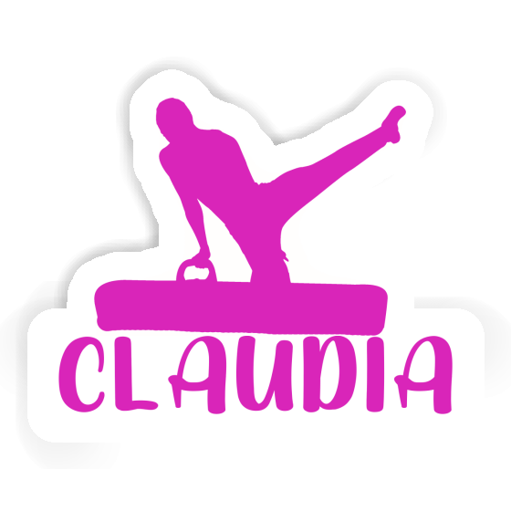 Sticker Gymnast Claudia Notebook Image