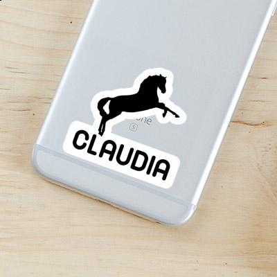 Claudia Autocollant Cheval Laptop Image