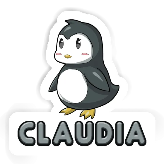 Sticker Claudia Penguin Gift package Image