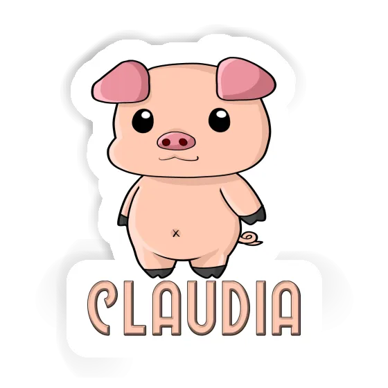 Sticker Pigg Claudia Notebook Image