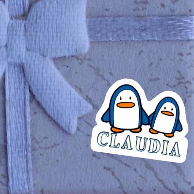 Claudia Aufkleber Pinguin Image