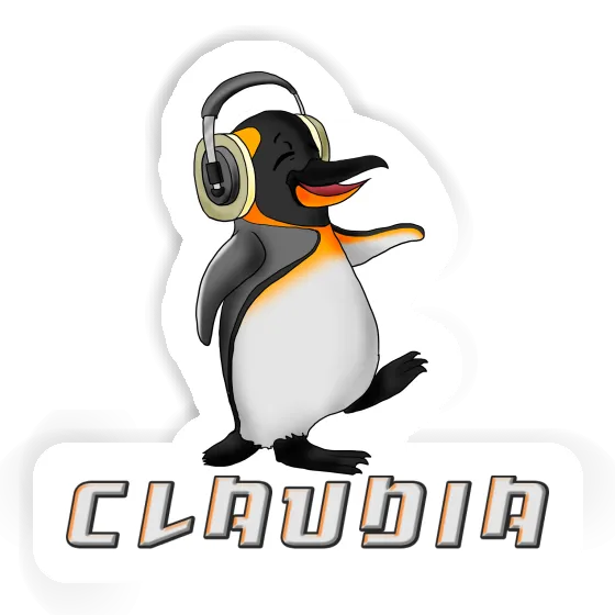 Sticker Music Penguin Claudia Gift package Image