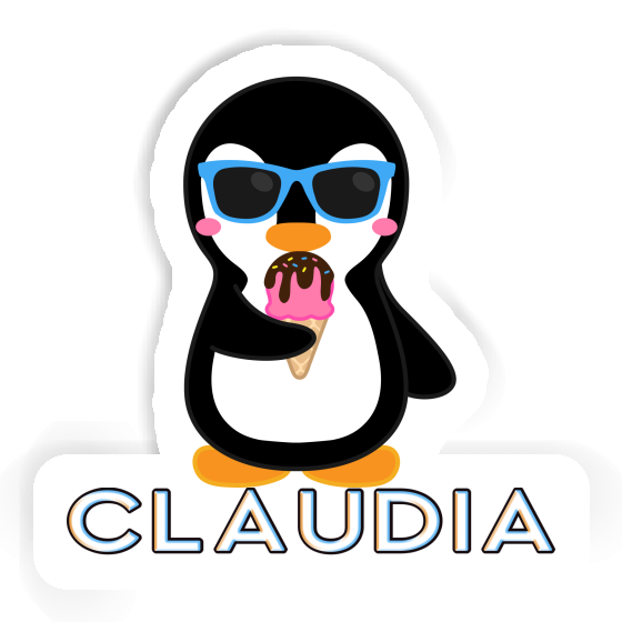 Claudia Autocollant Pingouin Notebook Image