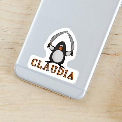 Claudia Sticker Kampfpinguin Image