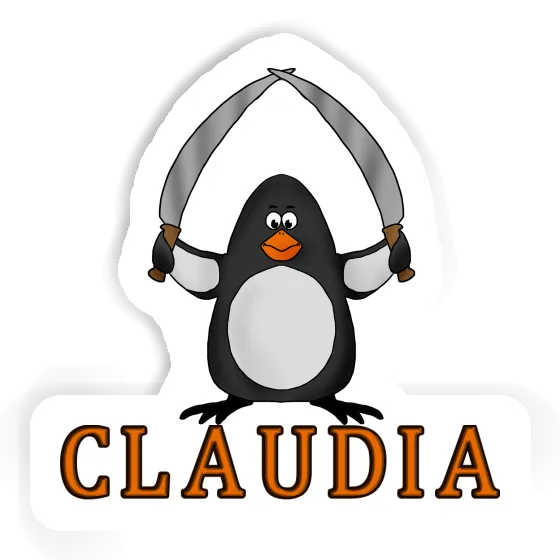 Claudia Autocollant Pingouin de combat Image