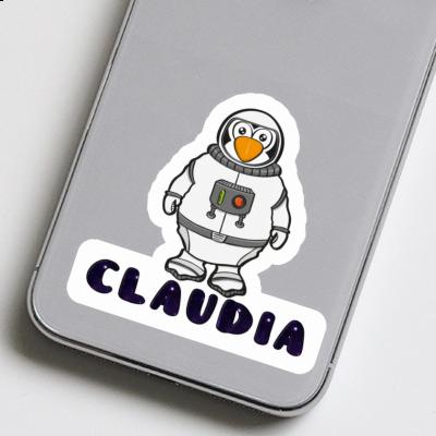 Claudia Sticker Astronaut Image