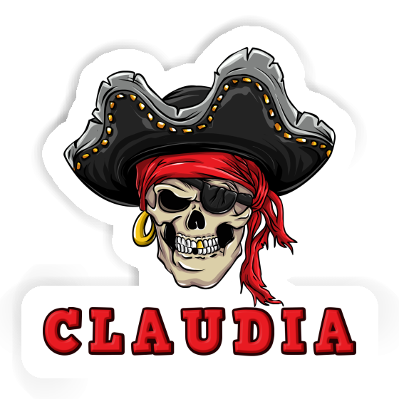 Pirate Sticker Claudia Laptop Image