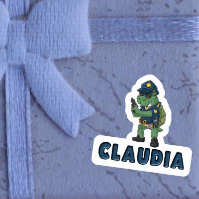 Sticker Claudia Officer Image