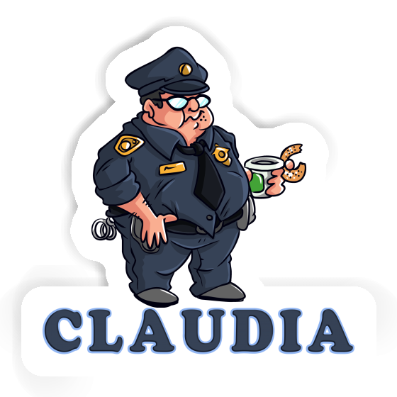 Police Officer Sticker Claudia Gift package Image