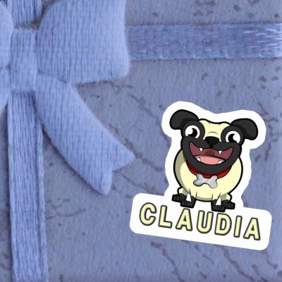 Sticker Claudia Pug Notebook Image