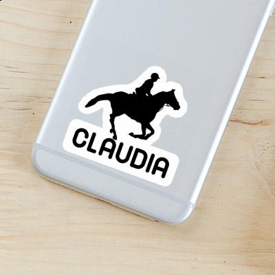 Claudia Sticker Horse Rider Notebook Image