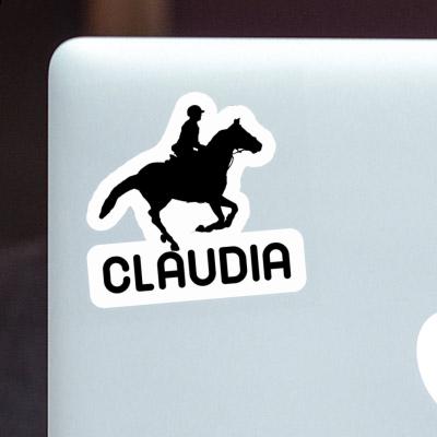 Cavalière Autocollant Claudia Image