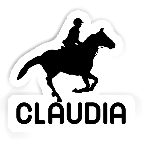 Cavalière Autocollant Claudia Laptop Image