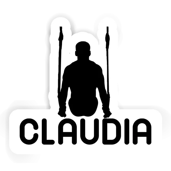 Ring gymnast Sticker Claudia Laptop Image