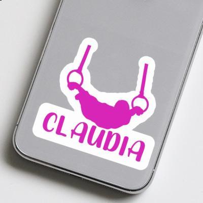 Sticker Ring gymnast Claudia Notebook Image