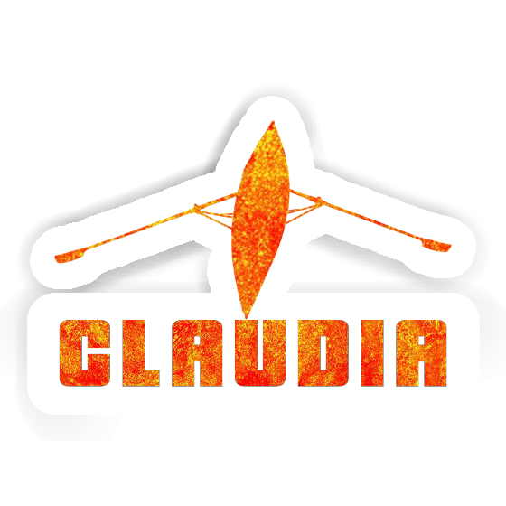 Sticker Claudia Rowboat Laptop Image