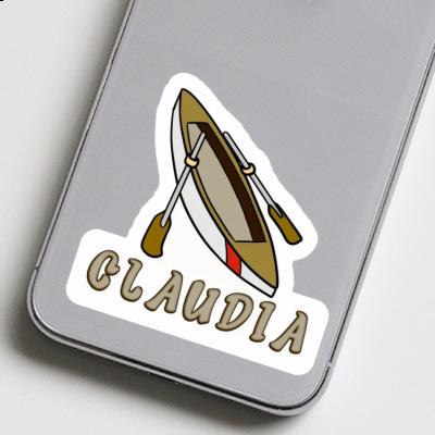 Sticker Ruderboot Claudia Laptop Image