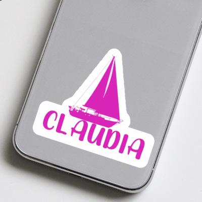 Sticker Claudia Sailboat Notebook Image