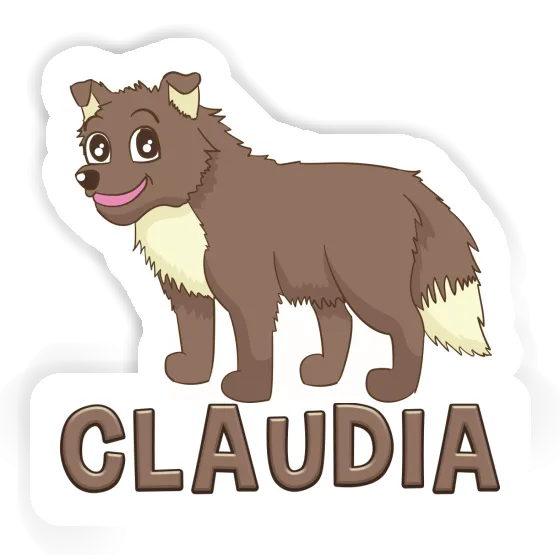 Sheepdog Sticker Claudia Laptop Image