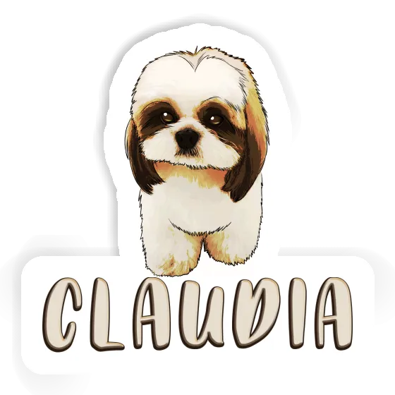 Claudia Sticker Shih Tzu Laptop Image