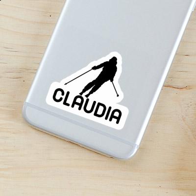 Sticker Claudia Skier Gift package Image