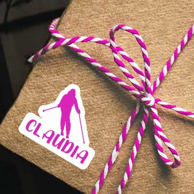 Sticker Skier Claudia Gift package Image