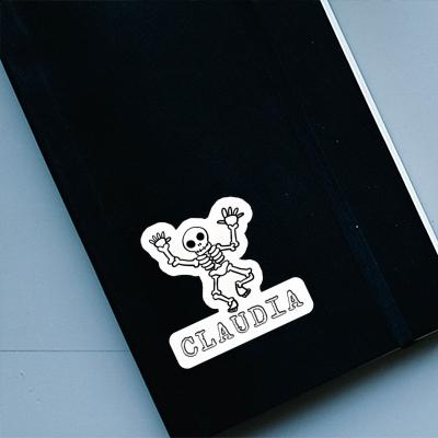 Skull Sticker Claudia Notebook Image