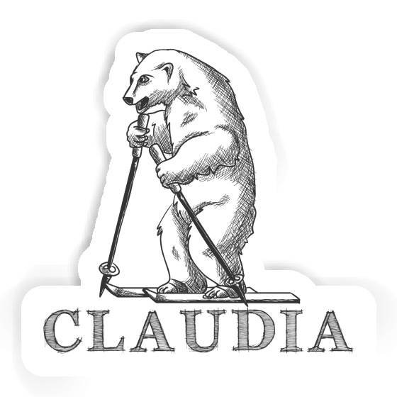 Sticker Skier Claudia Gift package Image