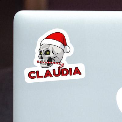 Sticker Claudia Christmas Skull Gift package Image