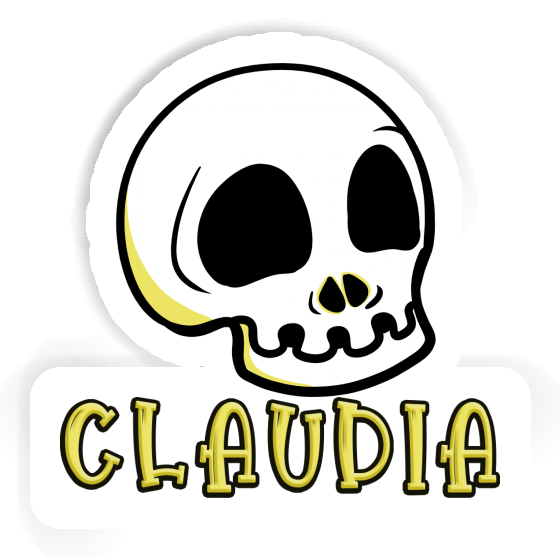 Claudia Sticker Skull Notebook Image