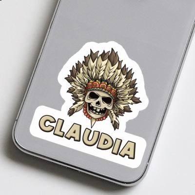 Claudia Sticker Skull Image