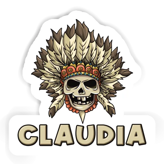 Claudia Sticker Skull Notebook Image