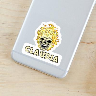 Claudia Sticker Skull Laptop Image