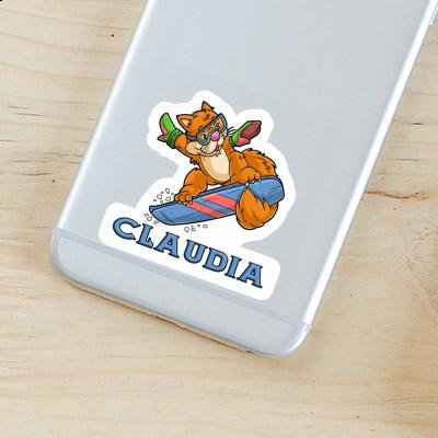 Boarder Sticker Claudia Notebook Image