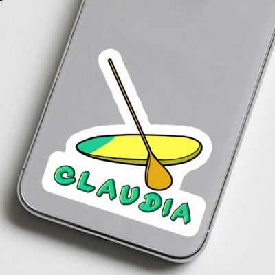 Stand Up Paddle Sticker Claudia Notebook Image