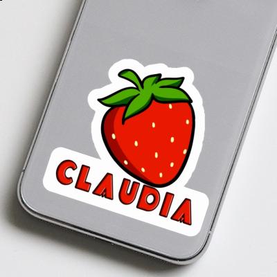 Sticker Erdbeere Claudia Notebook Image