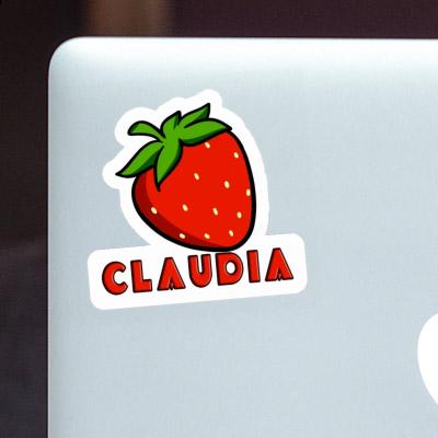 Autocollant Fraise Claudia Notebook Image