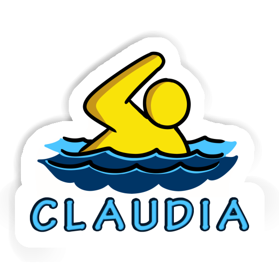 Swimmer Sticker Claudia Image