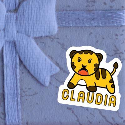 Baby Tiger Sticker Claudia Notebook Image