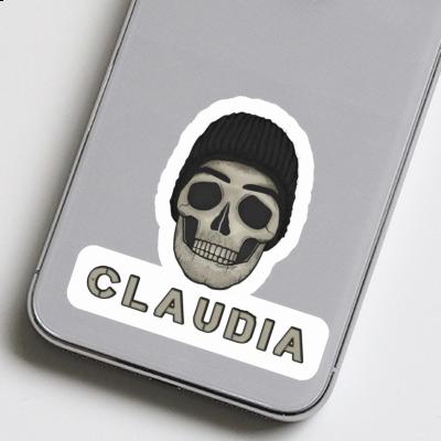 Claudia Autocollant Tête de mort Notebook Image