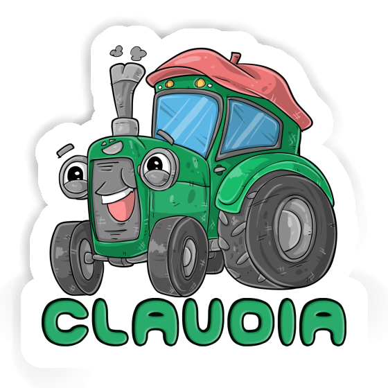 Claudia Sticker Tractor Image